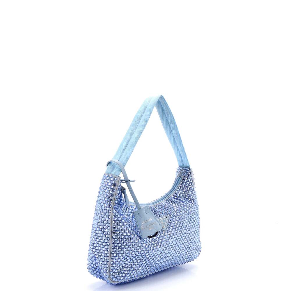 Prada Re-Edition Hobo Crystal #233286P21B - Picture 2 of 7